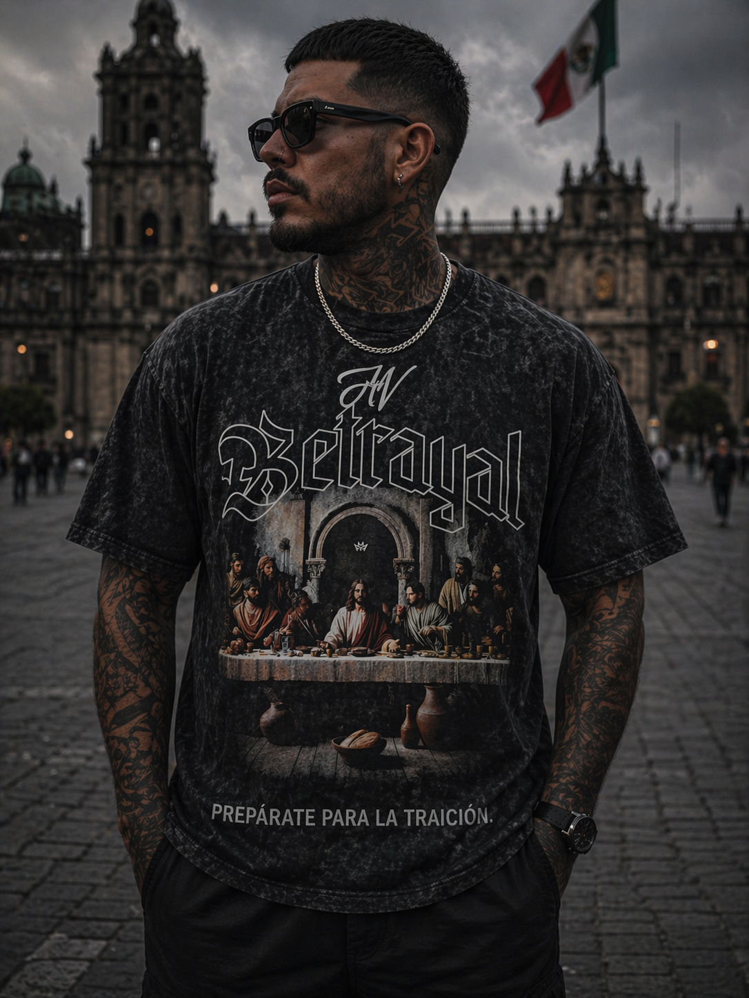 Betrayal — Hombre De Valor Oversized Tee