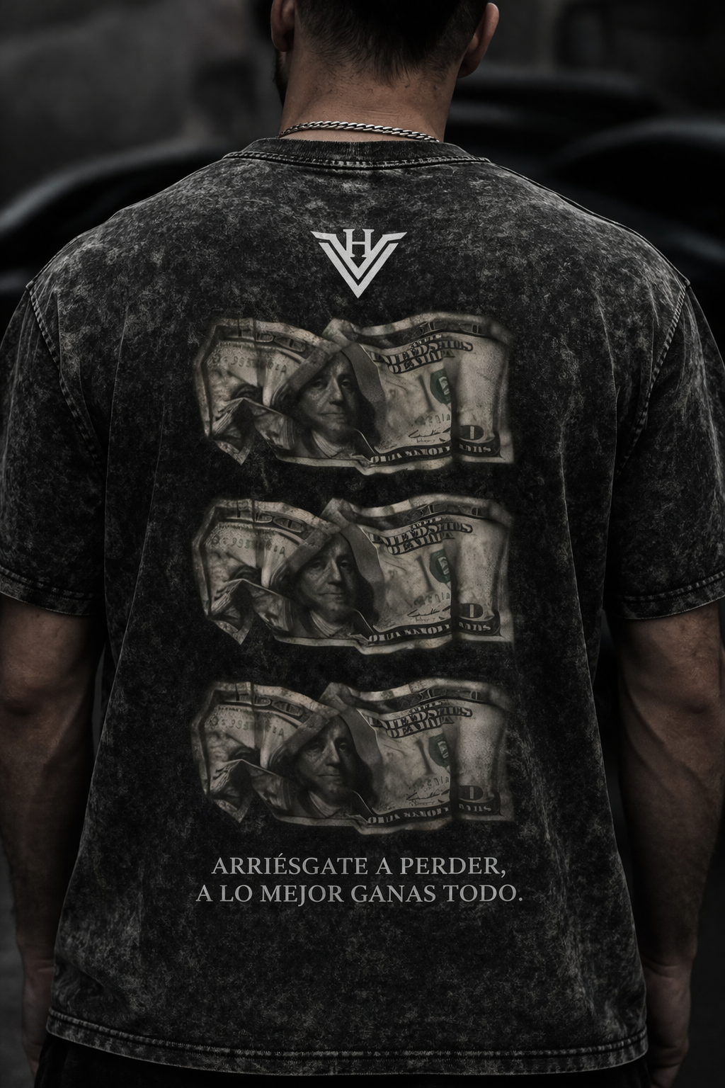 Arriesga o Gana Nada — Hombre De Valor Tee