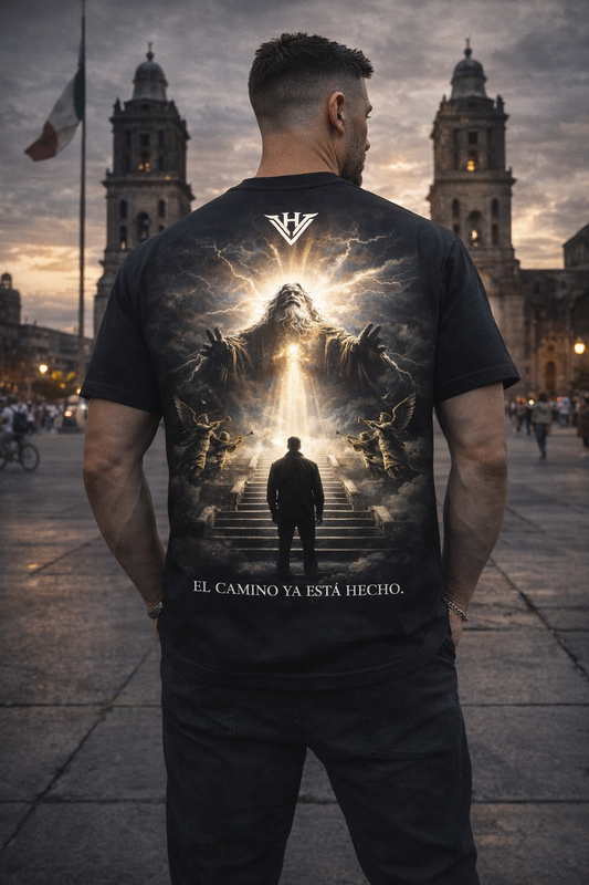 El Camino del Hombre Recto — Hombre De Valor Tee